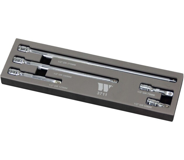 Verlengstukset 1/2'' 5-delig