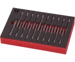 Bitdoppenset 1/4'' lang 20-delig S2-staal