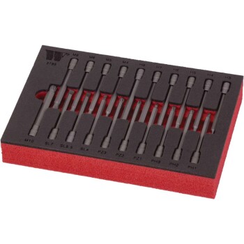 Bitdoppenset 1/4'' lang 20-delig S2-staal