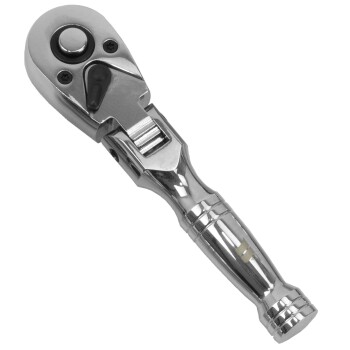 Krachtratel 3/8'' stubby met zwenkkop