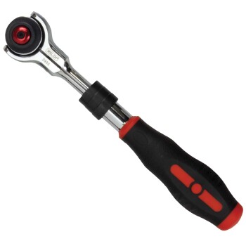 Zwenkbare, uitschuifbare 72-tands ratel 1/4''