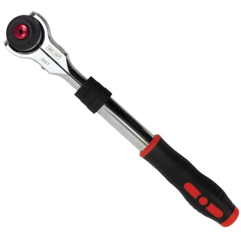 Uitschuifbare krachtratel 1/2'' met 270° zwenkkop 72-tands