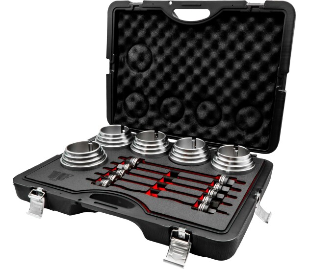 Universele pers- en trekhulzenset voor bedrijfsvoertuigen