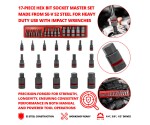 Bitdoppenset 17-delig SE-V S2 staal