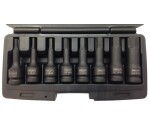 Impact Torx­bitdoppenset 8-delig 1/2'' T30–T80