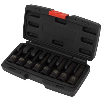 Impact spline­bitdoppenset 8-delig 1/2'' M5–M18