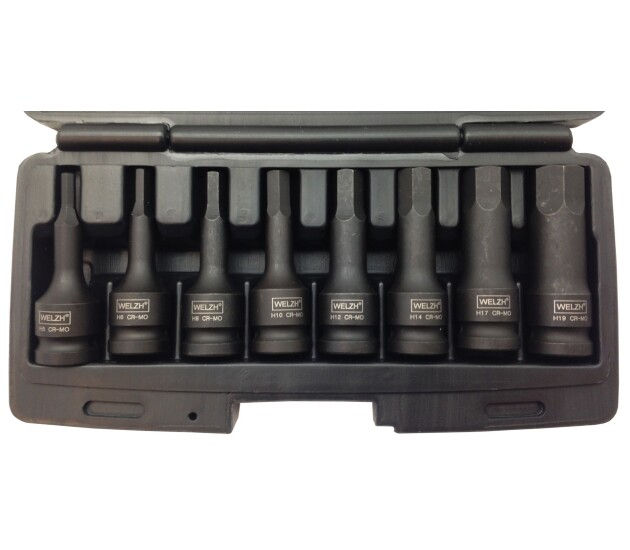 Impact inbus­bitdoppenset 1/2'' H5–H19