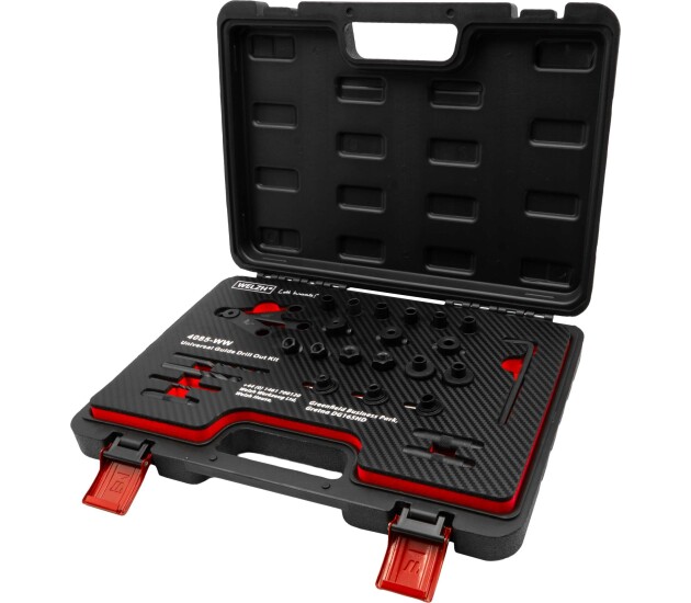 Universele boorgeleider-set voor studverwijdering