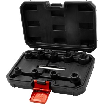 10-delige twist-doppenset 3/8'', 10–19 mm