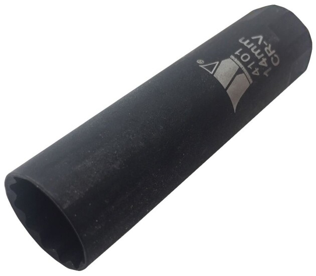 Bougiesleutel 14 mm met borgveer