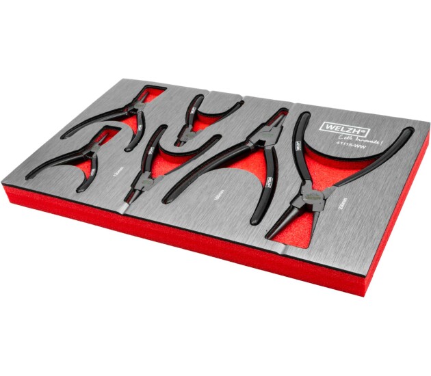 Borgveertangset 6-delig 130–160–230 mm