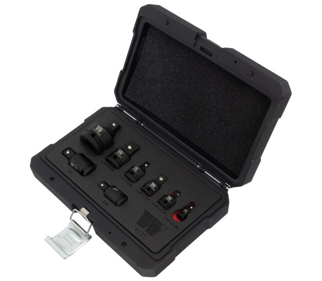 Universele impact-adapterset 8-delig met koppelstukken