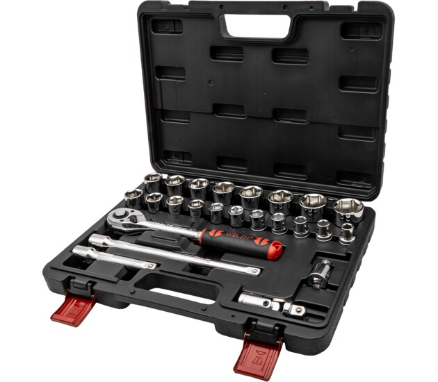 Doppenset 24-delig 1/2'' aandrijving