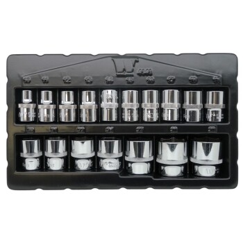 Hex-doppenset 1/2'' 17-delig, ondiep 10–32 mm