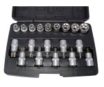 19-delige 1/2'' Torx & E-Torx set