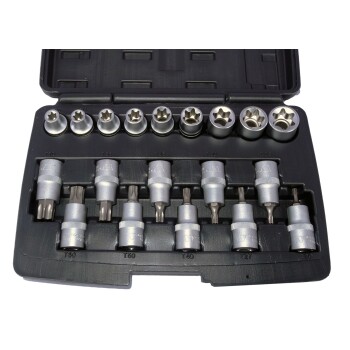 19-delige 1/2'' Torx & E-Torx set