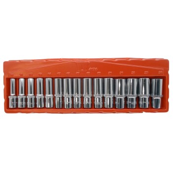 Diepe doppen set 1/2'' – Gearlock, 15-delig