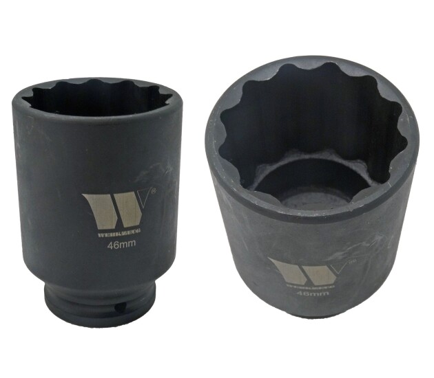 Aandrijfasdop – 12-kant, 46 mm