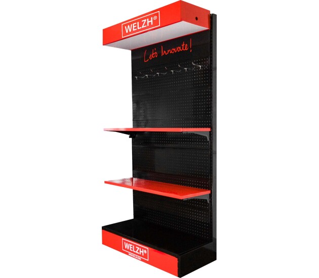 Displaystand – WELZH met verlichting