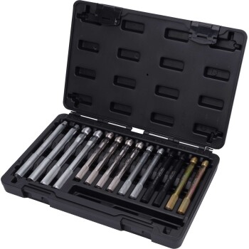 Wielgeleidepen uitlijnset voor remschijven, 14-delig