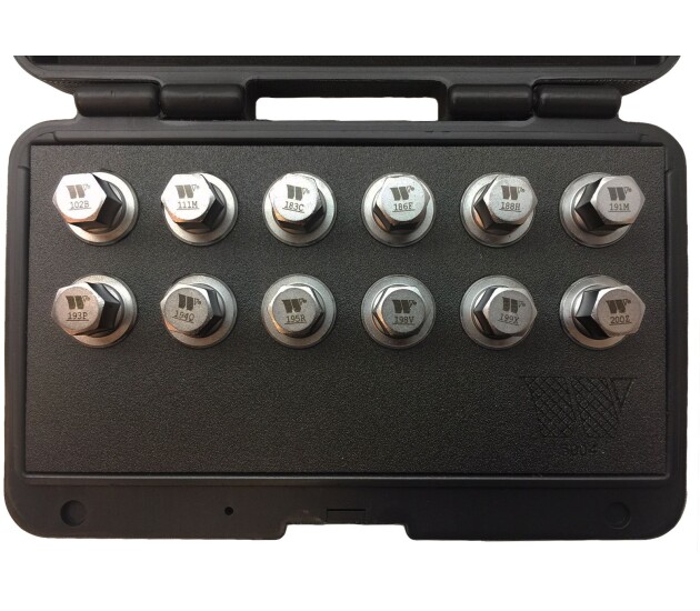 Slotboutdopsleutel set voor Opel en Vauxhall, 12-delig