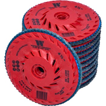 Zirconia lamellenschijf Redback Flap Mate 80 korrel, 10 stuks