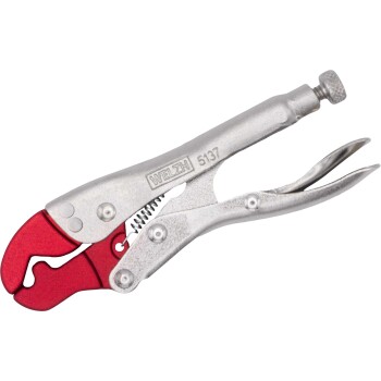 Vergrendelbare klemtang voor gasveren