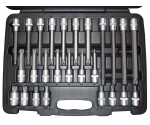 Spline bitdoppenset M5–M16 1/2 inch, 26-delig