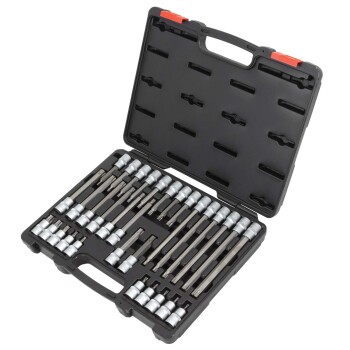 Torx bitdoppenset T20–T70 1/2 inch, 32-delig