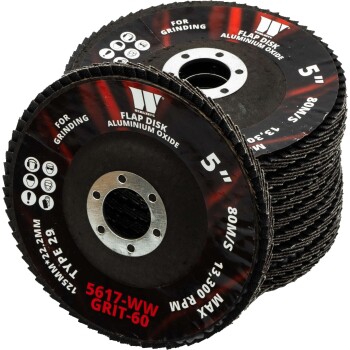 Lamellenschijf aluminiumoxide 125 mm korrel 60