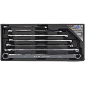 Ratel-ringsleutelset 8–19 mm 7-delig