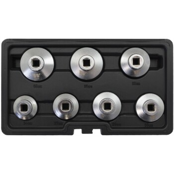 Lage oliefilterdopsleutel set 7-delig