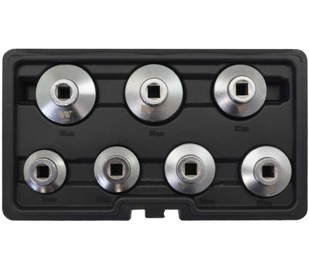 Lage oliefilterdopsleutel set 7-delig