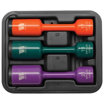 Torsie slagdoppenset 110 Nm 3-delig