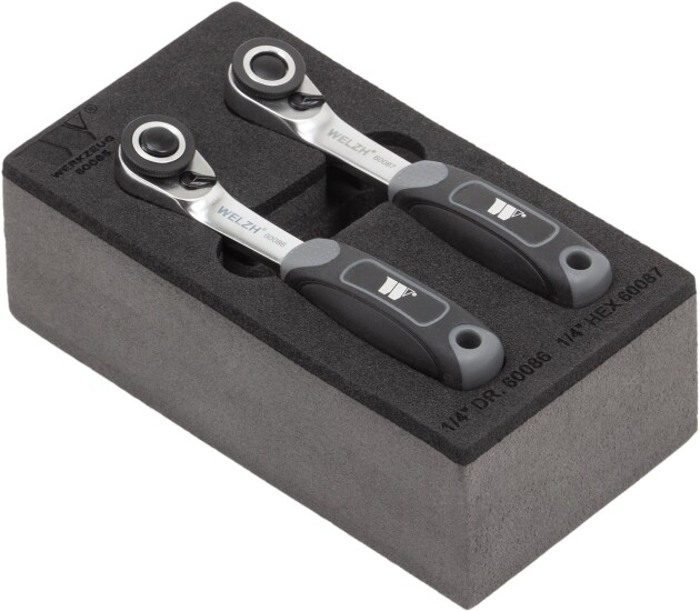 Micro ratelset 2-delig 1/4 inch