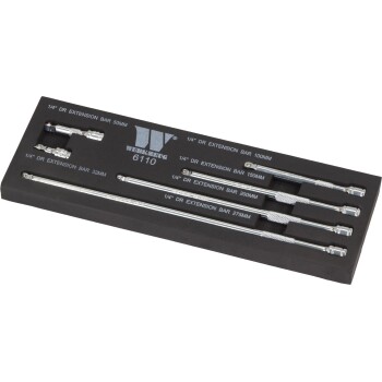 Wobbel verlengstukkenset 1/4 inch 6-delig