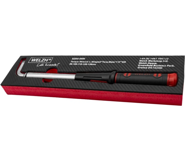 L-vormige momentsleutel 1/2 inch 90–130 Nm