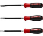 Flexibele dopschroevendraaierset 6, 7 en 8 mm