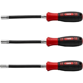 Flexibele dopschroevendraaierset 6, 7 en 8 mm