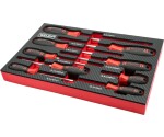 Schroevendraaierset plat professioneel 9-delig