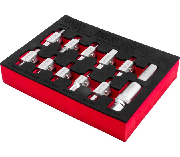 Aftapplug sleutelsset mannelijk 12-delig