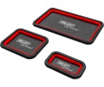 Dubbel magnetische opvouwbare onderdelenbak set 3-delig