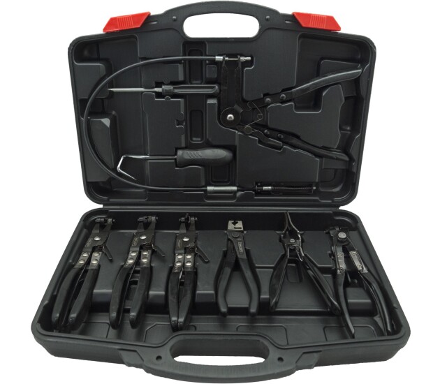 Slangklemmentangenset 9-delig