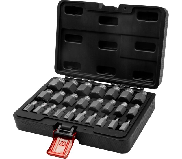 Schroefextractorset multi-spline 25-delig