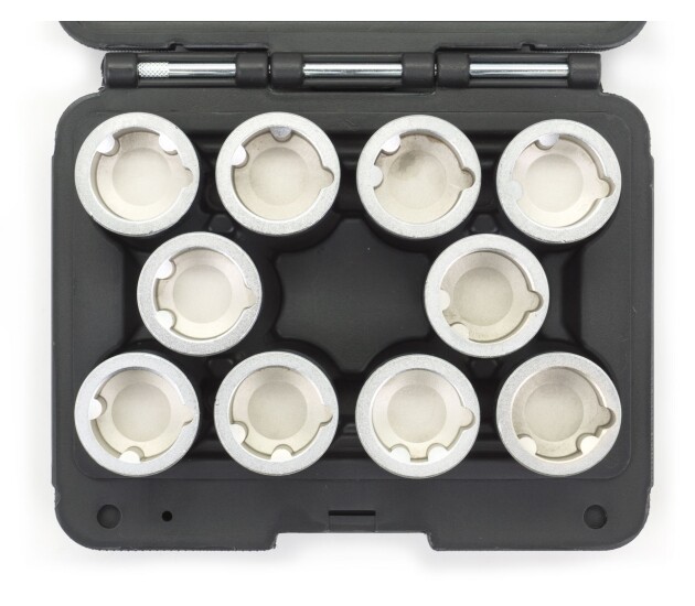 Wielslot dopsleutelset Land Rover OEM 10-delig