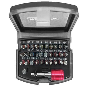 Gekleurde bitset 32-delig met adapter en bithouder