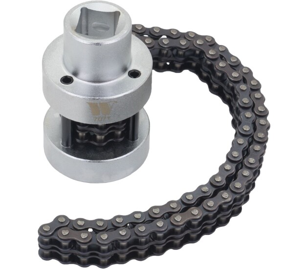 Professionele oliefiltersleutel met ketting 60–115 mm