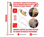 Universele verlengsleutel 385 mm