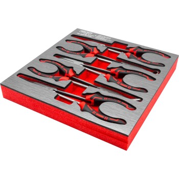 Punttangenset met gebogen bekken 5-delig