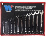Steeksleutelset 8–19 mm 12-delig